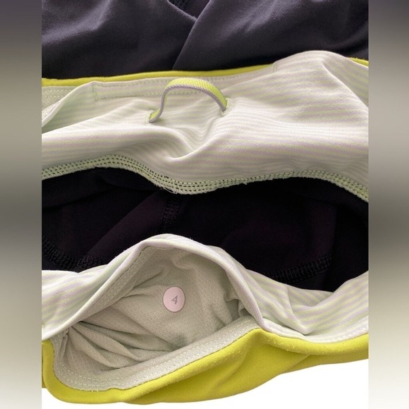 Lululemon Rare Black/Lime Green Capri Pant - Picture 4 of 4